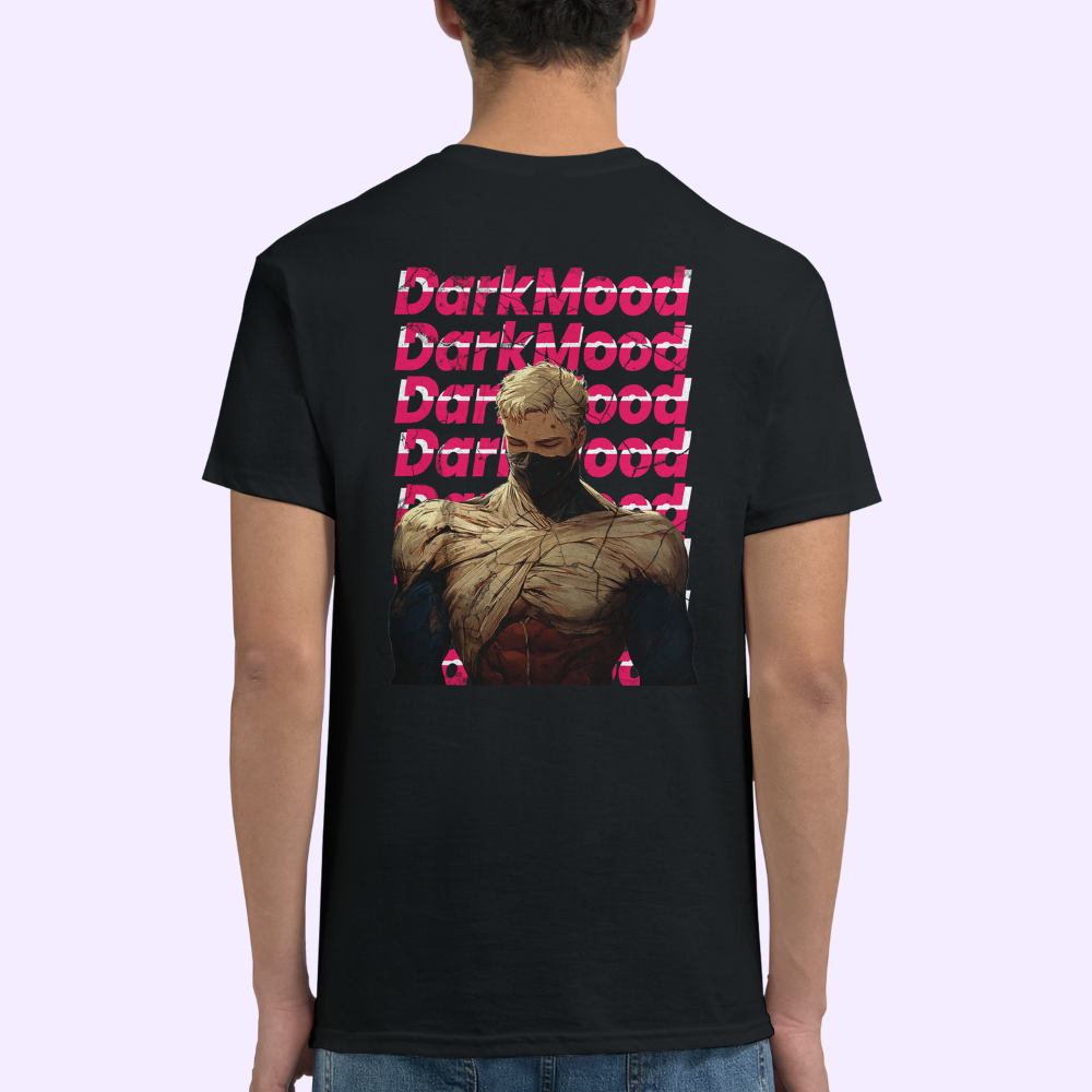 DARK MOOD | Black Heavyweight T-Shirt | Unisex