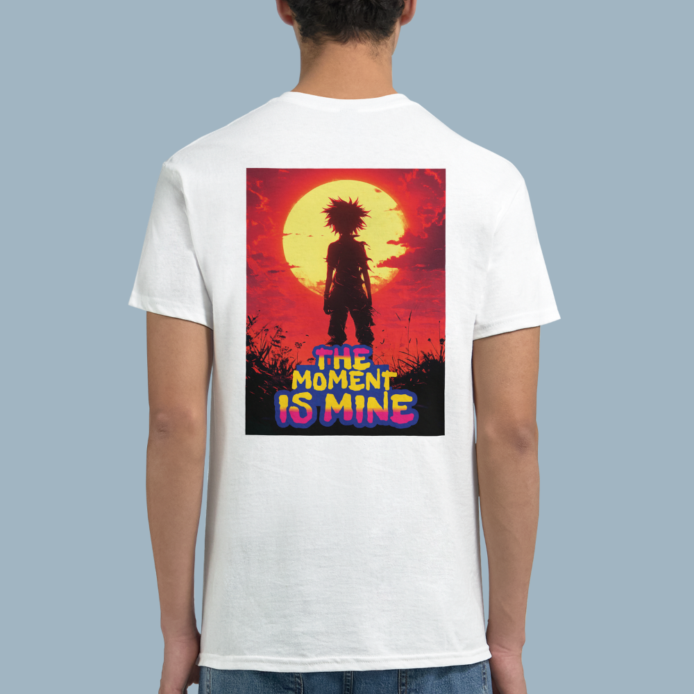 THE MOMENT IS MINE | White Heavyweight T-Shirt | Unisex