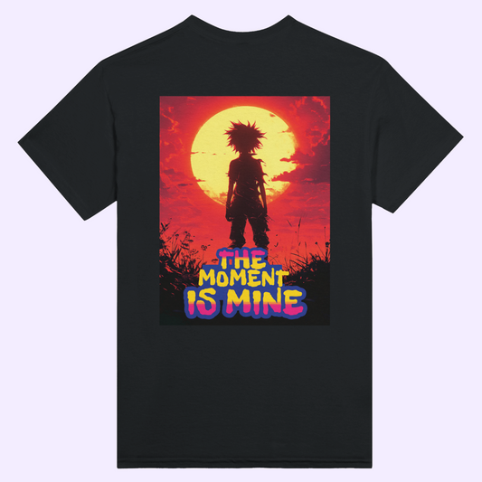THE MOMENT IS MINE | Black Heavyweight  T-Shirt | Unisex