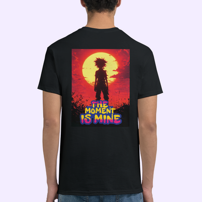 THE MOMENT IS MINE | Black Heavyweight  T-Shirt | Unisex