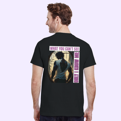WHAT YOU CAN'T SEE | Black Heavyweight  T-Shirt | Unisex