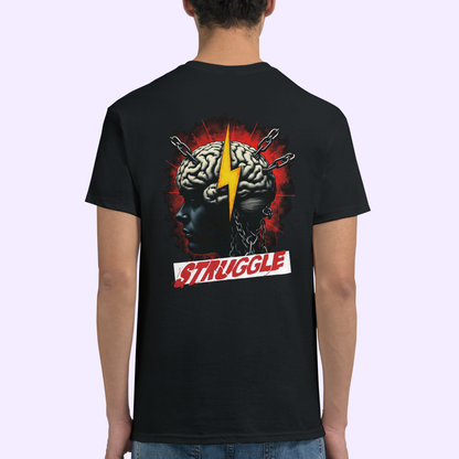 STRUGGLE | Black Heavyweight T-Shirt | Unisex