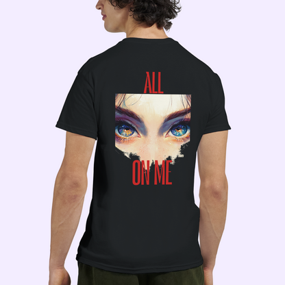 All EYES ON ME | Black Heavyweight T-Shirt | Unisex