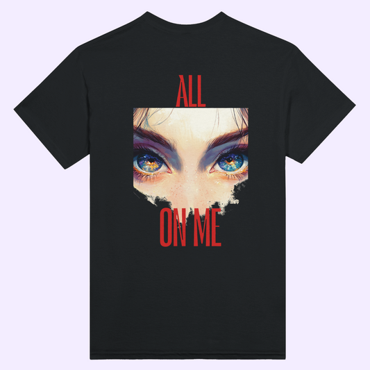 All EYES ON ME | Black Heavyweight T-Shirt | Unisex